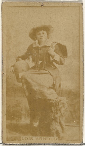 W. Duke, Sons & Co., Lois Arnold, from the Actors and Actresses series (N145-8) issued by Duke Sons & Co. to promote Duke Cigarettes