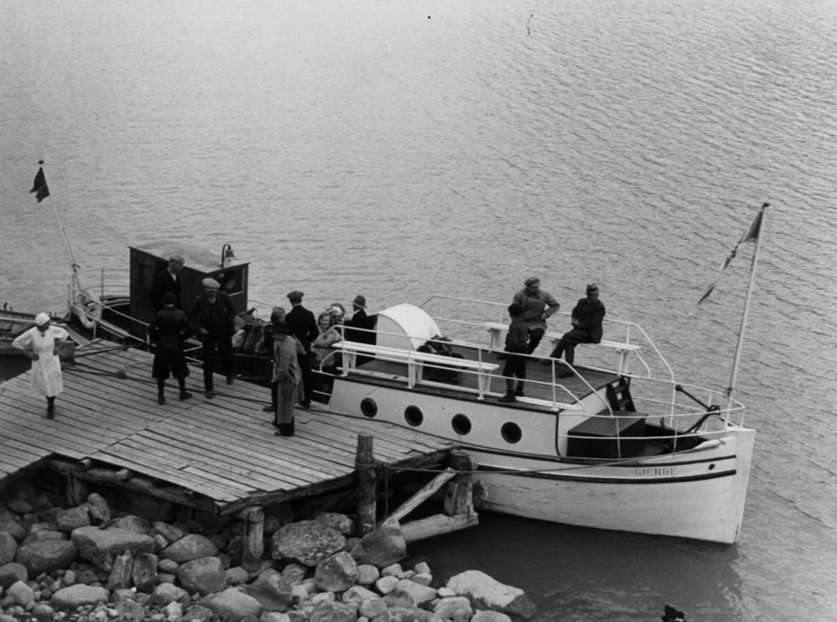 Anders Beer Wilse, Gjende, Jotnheimen, Samferdsel, Båt