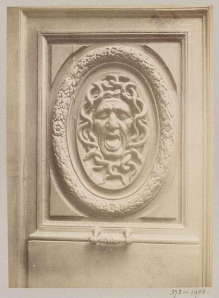 Atget, Jean-Eugène-Auguste, Panel of door, Hôtel des Ambassadeurs de Hollande, Paris, France