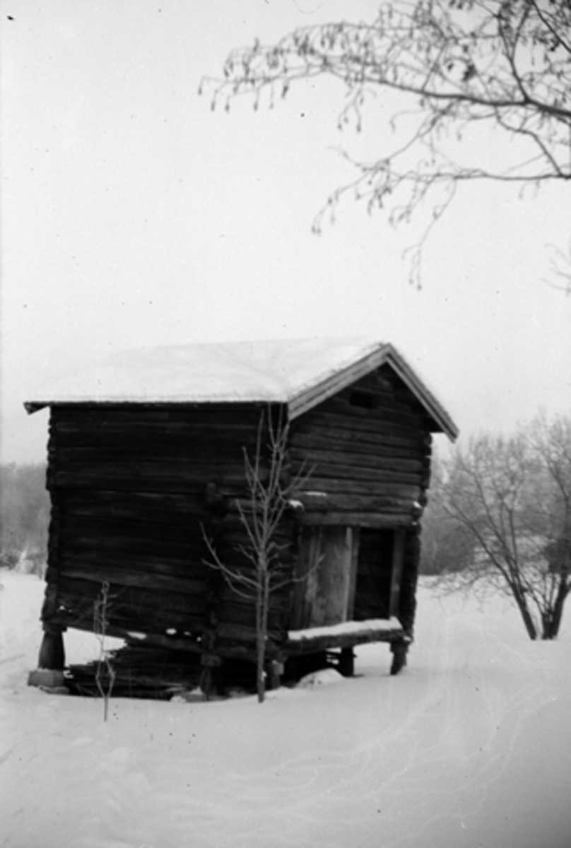 Toralv Bleken-Nilssen, BRUVOLDSTABBURET, HDH. 45. EKSTR. VINTER, FEBR. 1956, TIDL. 3790D.
