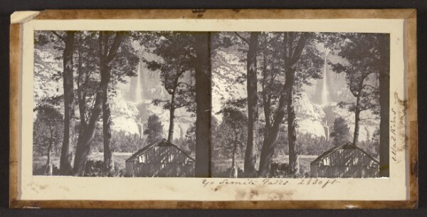 Carleton Watkins, Yo Semite Falls. 2630 ft.