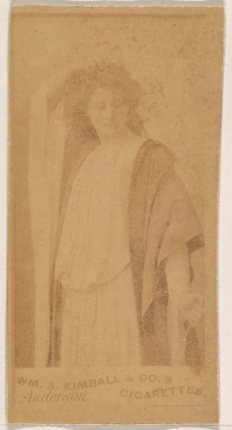 William S. Kimball & Company, Miss Anderson, from the Actresses series (N203) issued by Wm. S. Kimball & Co.