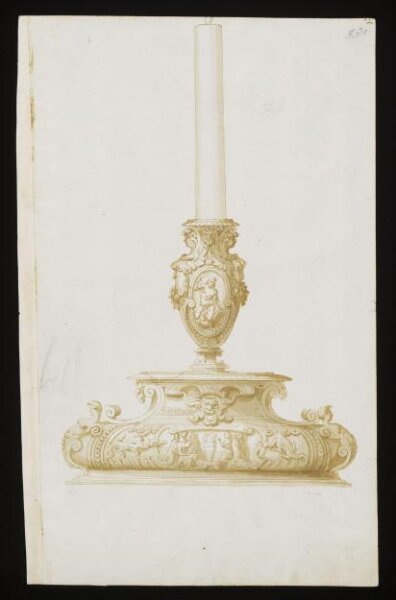 Unknown, Design for a candlestick