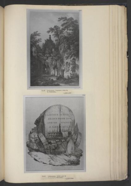 Théodore Géricault, Various subjects drawn from life and on stone