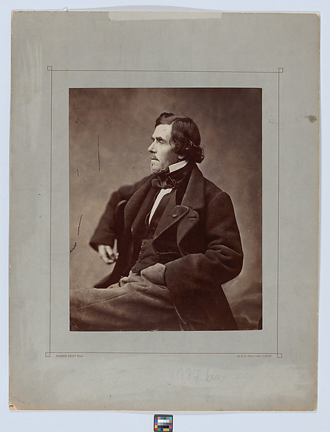 Pierre Petit, Portrait of Delacroix