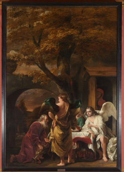 Ferdinand Bol, Abraham Entertaining the Three Angels