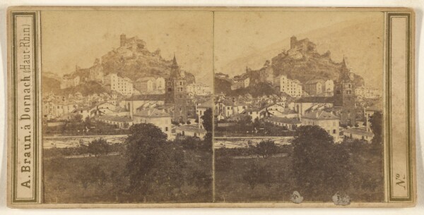 Adolphe Braun, [View of Sion, Switzerland]