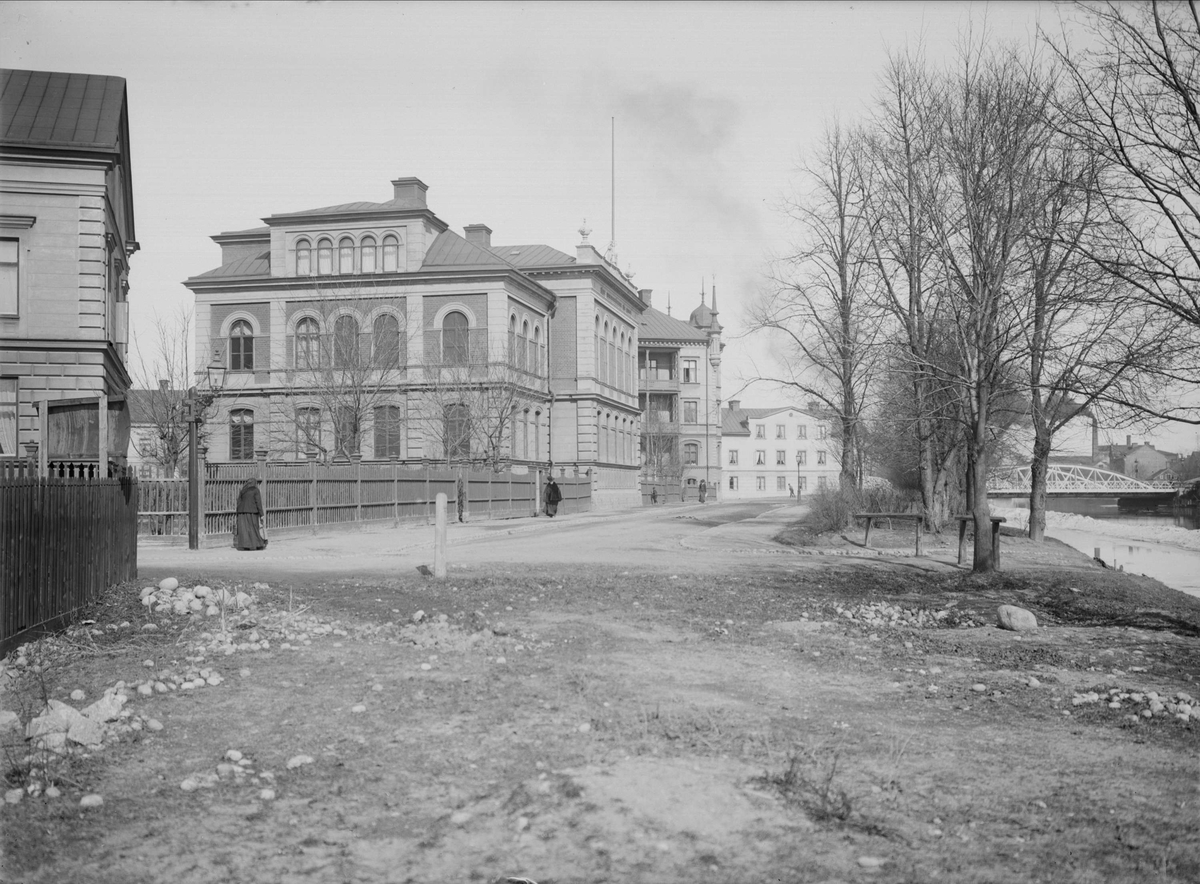 Alfred Dahlgren, Uppsala Högre Elementarläroverk, Magdeburg, Västra Strandgatan - S:t Johannesgatan, Uppsala 1901 - 1902