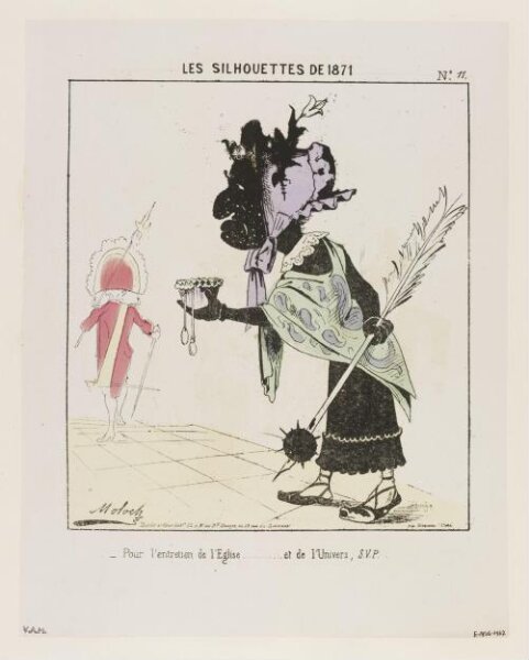 Colomb, B. (Moloch), Les Silhouettes De 1871