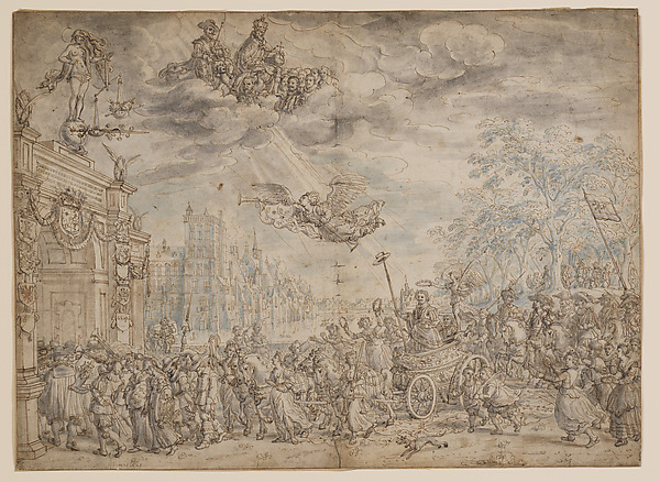 David Vinckboons, The Triumphal Entry of Frederik Hendrik of the Orange into The Hague