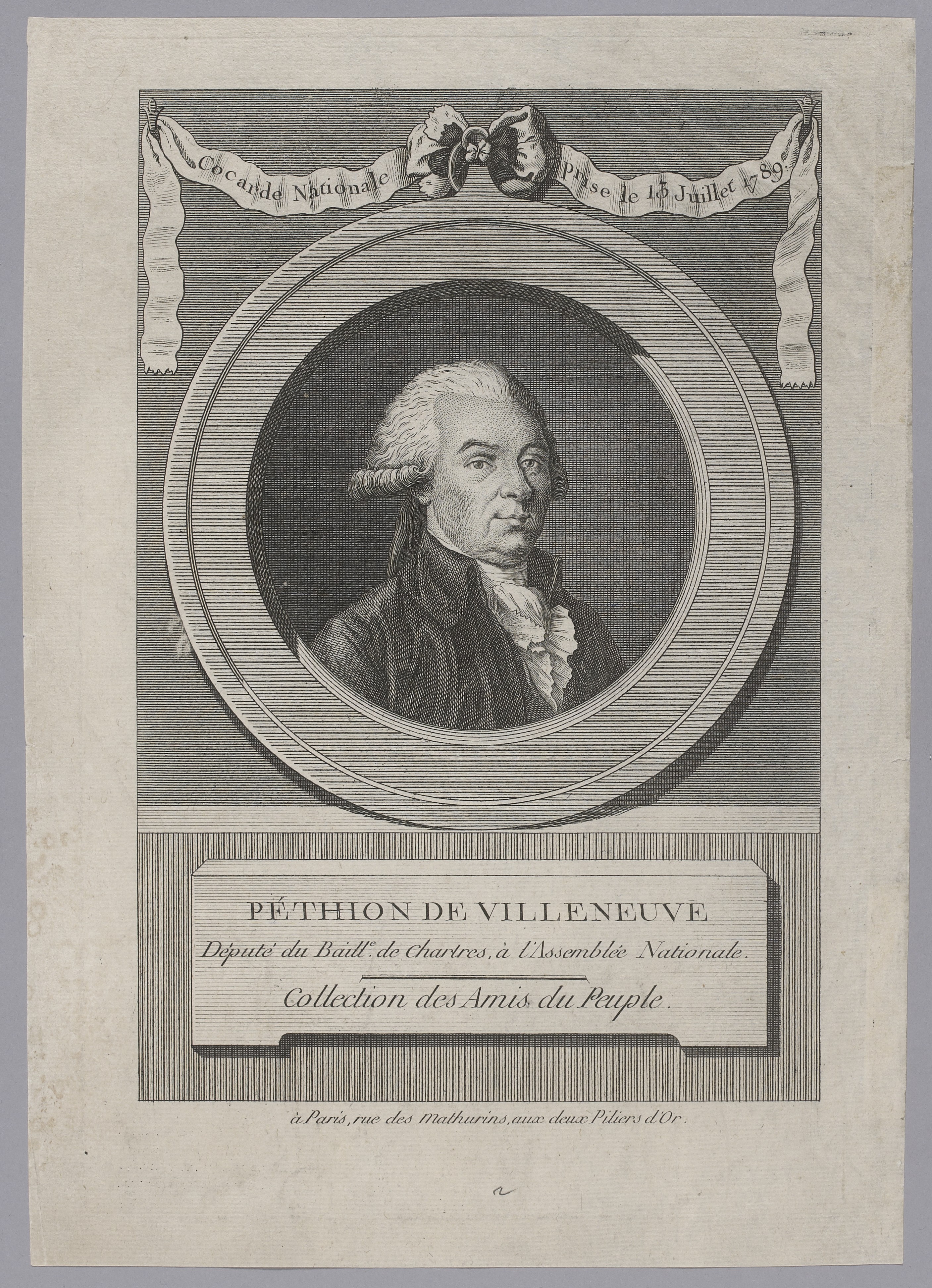 Anonyme, Portrait de Péthion de Villeneuve