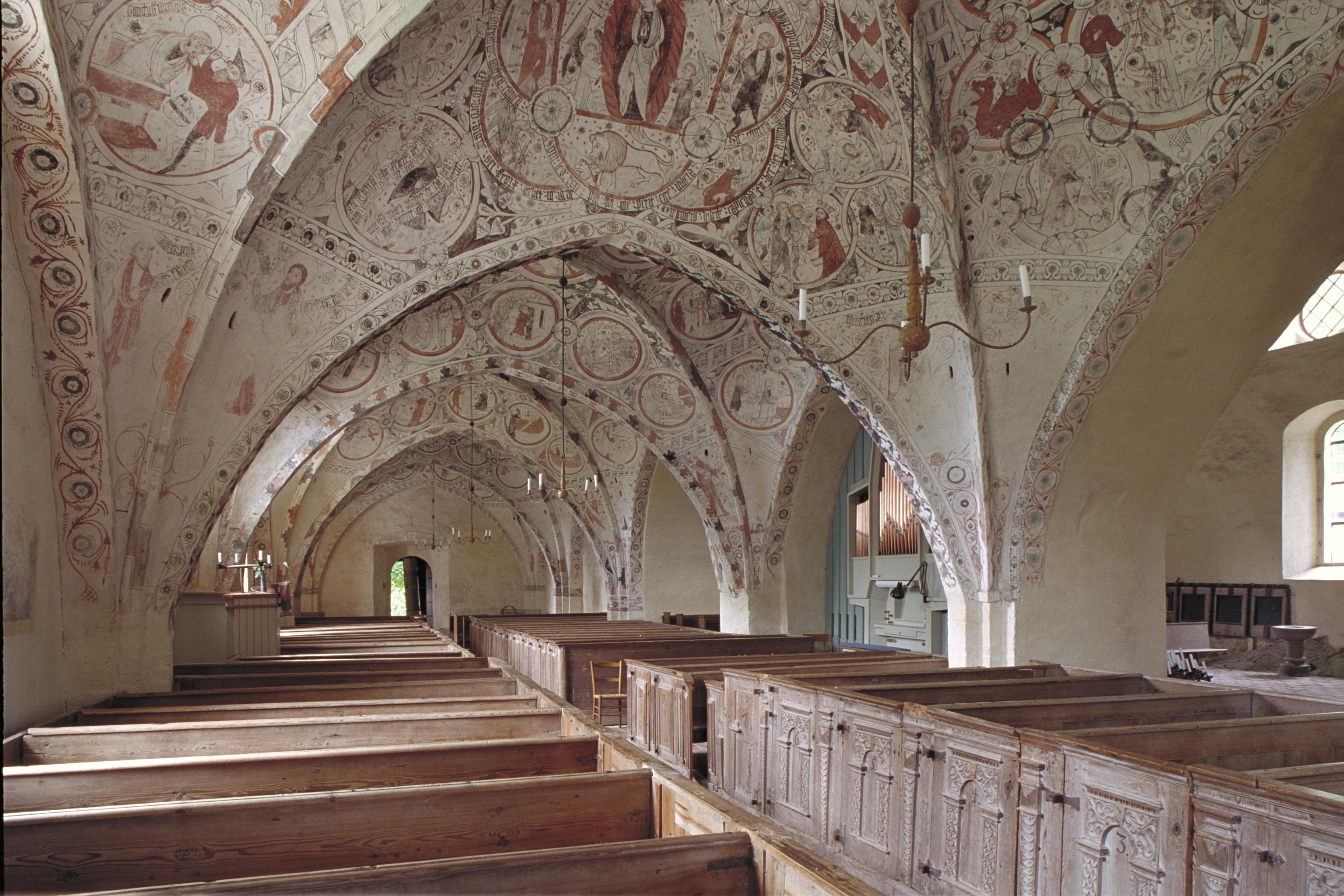 Bengt A Lundberg, Risinge gamla kyrka (Sankta Maria kyrka)