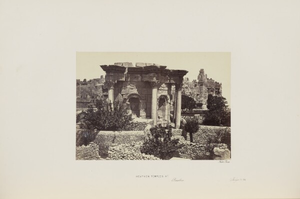 Francis Frith, Heathen Temples at Baalbec