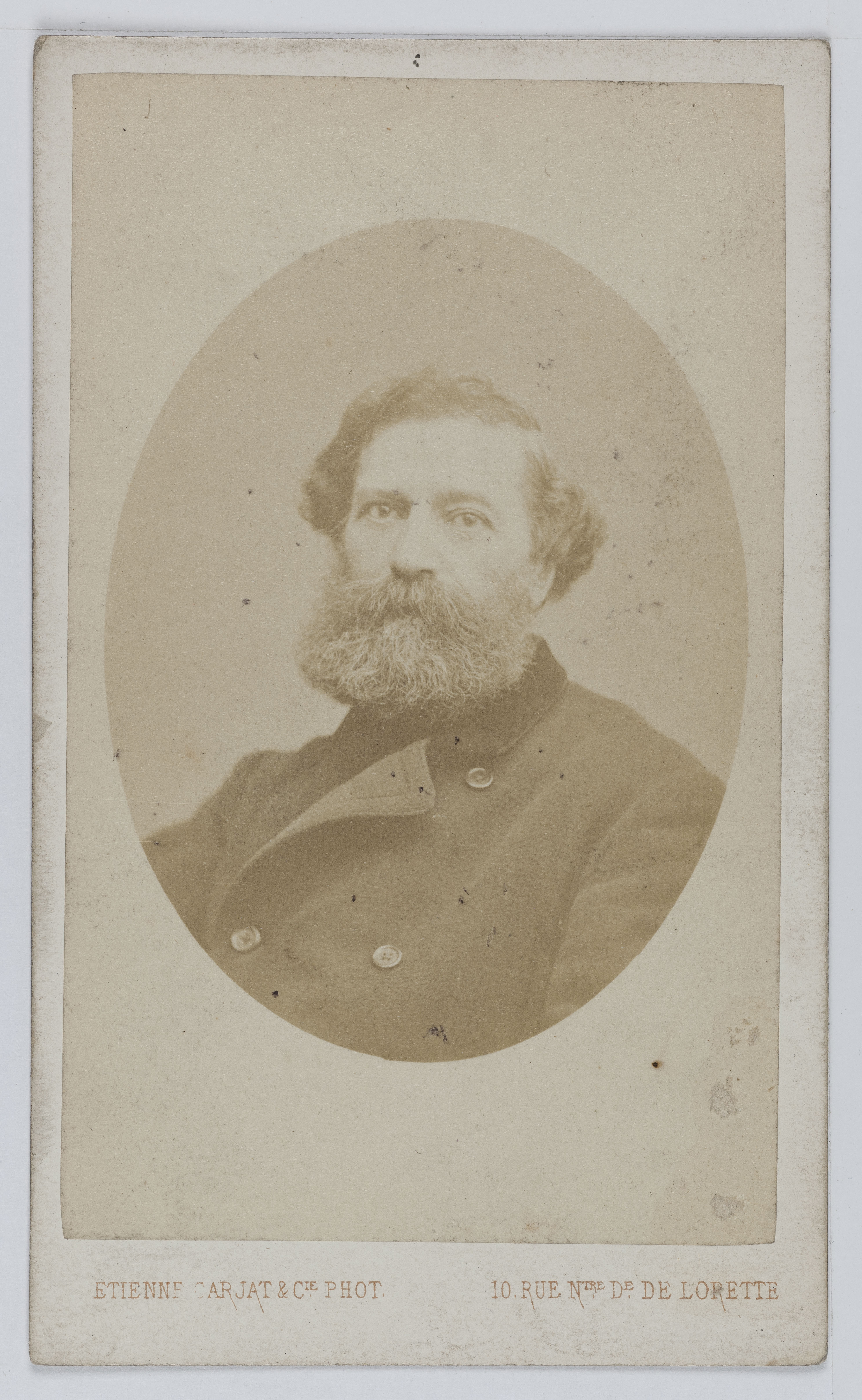 Carjat & Cie, Portrait de Félix Pyat (1810-1889), avocat, écrivain, député, journaliste et membre de la Commune en 1871.