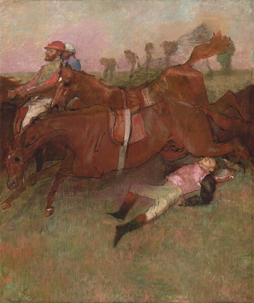 Edgar Degas, Scene from the Steeplechase: The Fallen Jockey