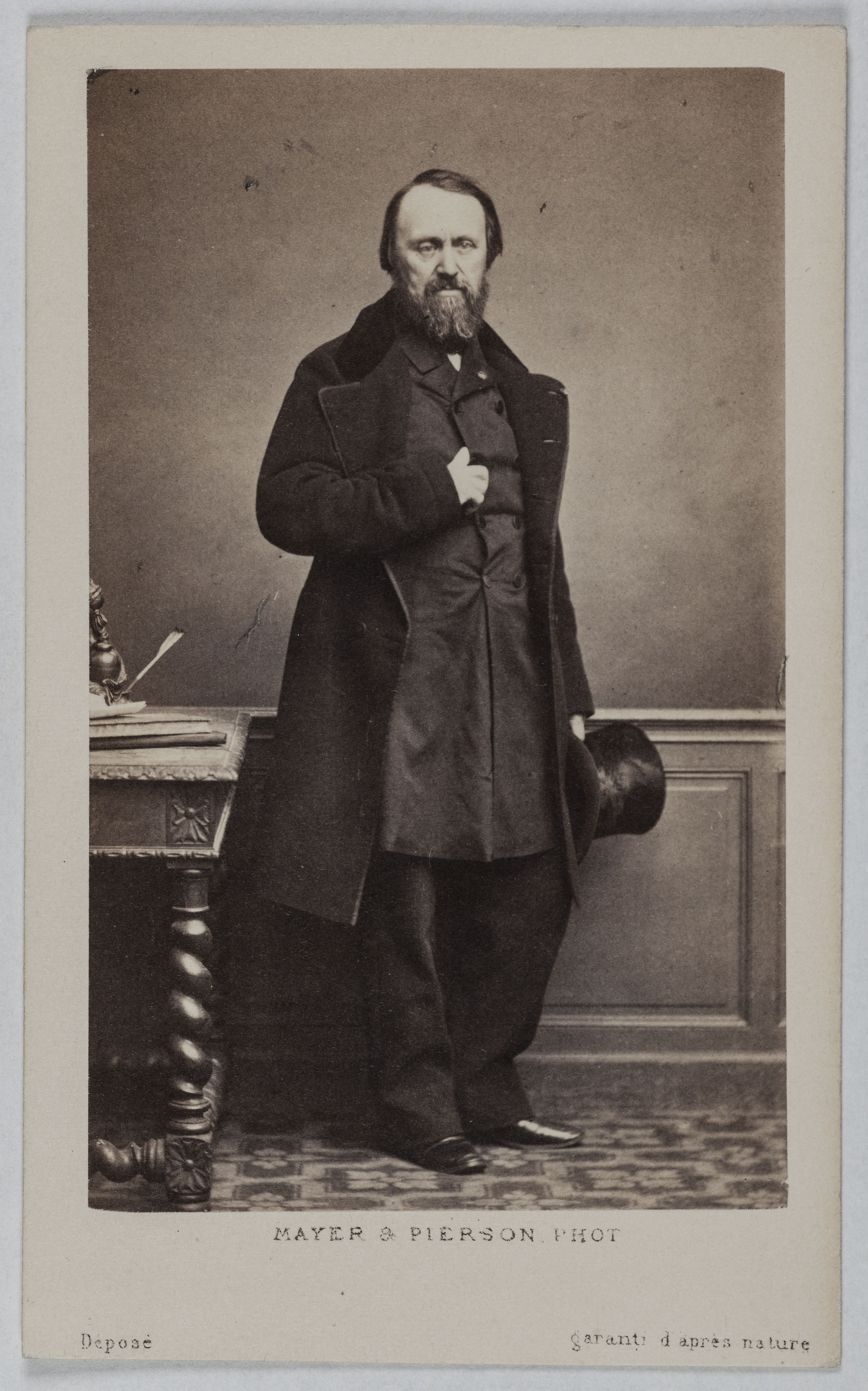 Mayer Frères et Pierson, Portrait d'Hippolyte Flandrin (1809-1864), (peintre)