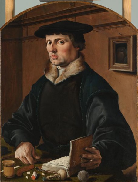 Maarten van Heemskerck, Portraits of a Couple, possibly Pieter Gerritsz Bicker and Anna Codde