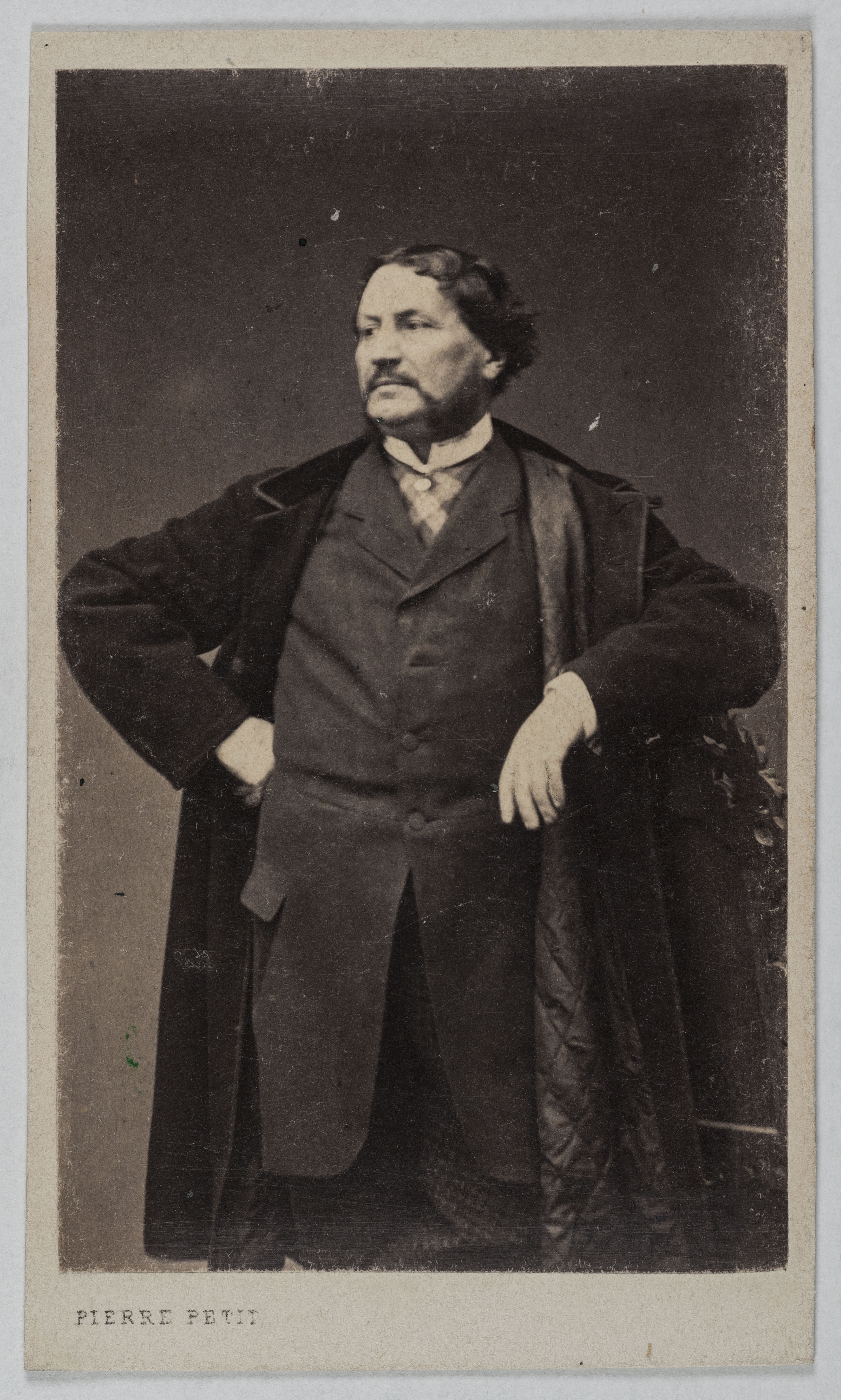 Pierre Petit, Portrait de Félix Pierre, (Cellerier, Pierre Félix Alexandre Ursule, dit), (1807-1870), (acteur)