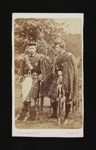 W. & D. Downey, A portrait of two men