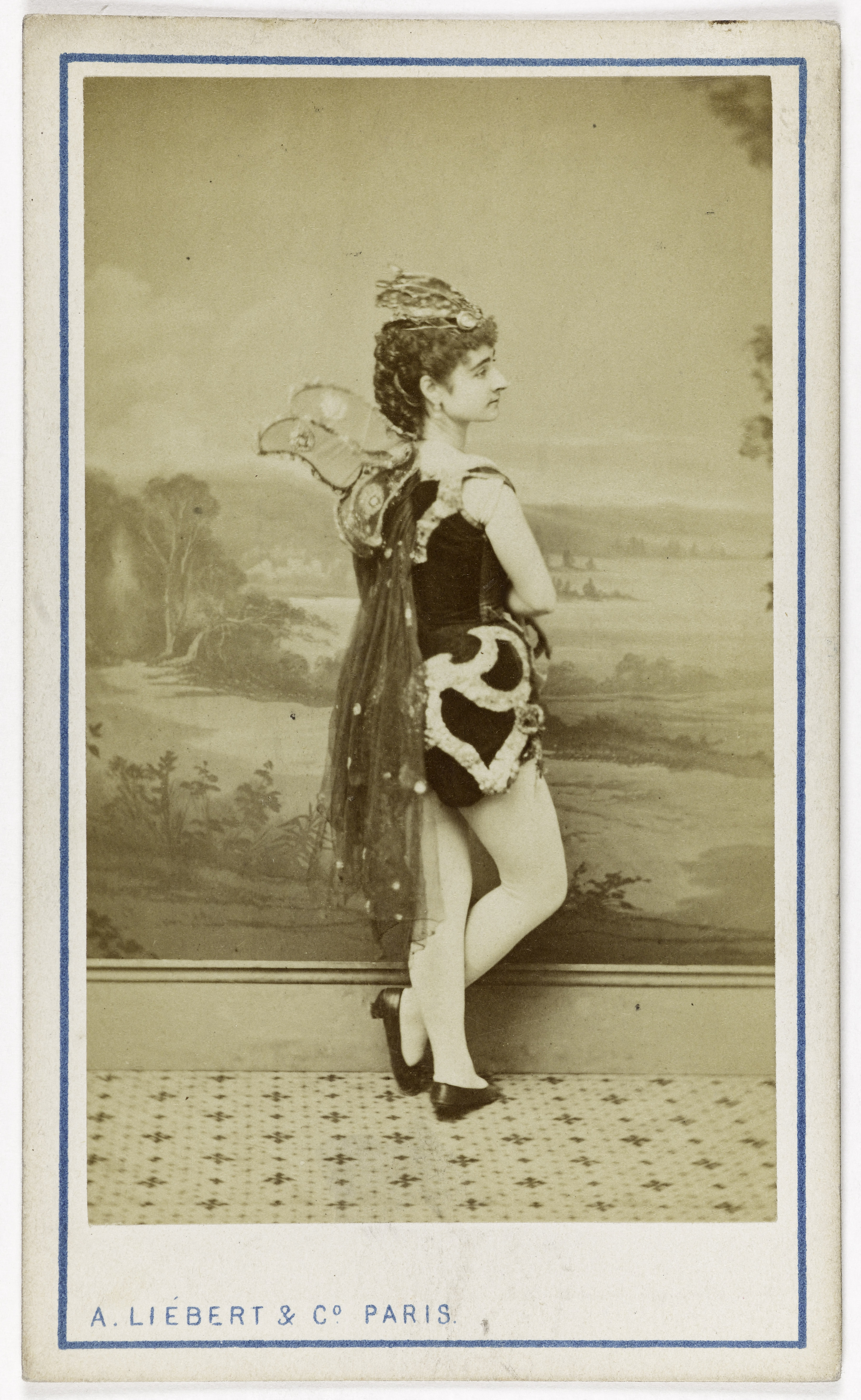 Alphonse Liébert, Portrait de Mademoiselle Mazzini, danseuse.