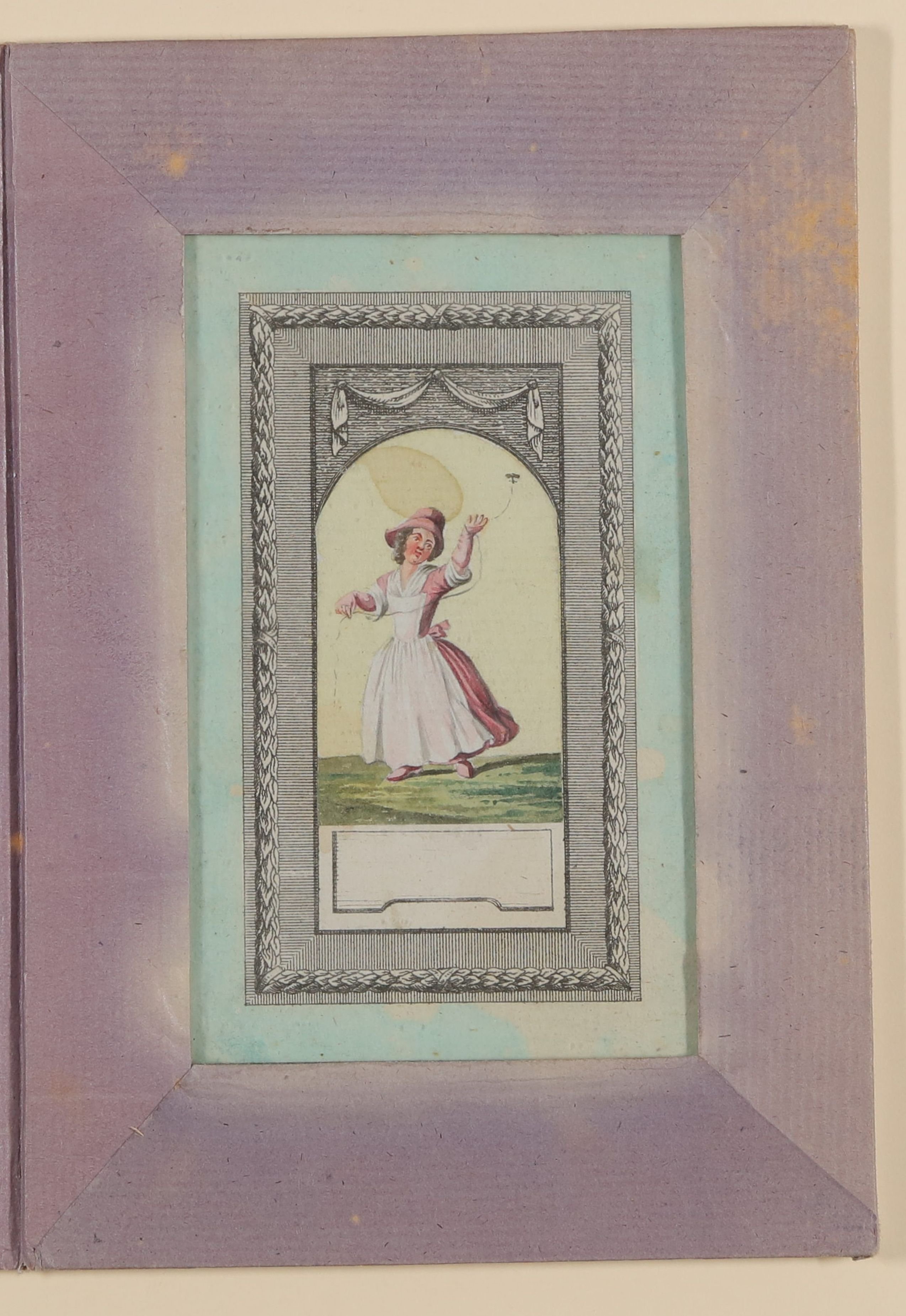 Daniel Nikolaus Chodowiecki, Junges Mädchen [Teil der Kassette "CHODOWIECKI, FRAUEN, Bd. 3"]