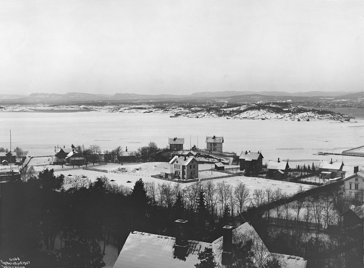 Anders Beer Wilse, Prot: Bækkelaget Ormsund og Fjorden fra Nerlien 23/1 1907
