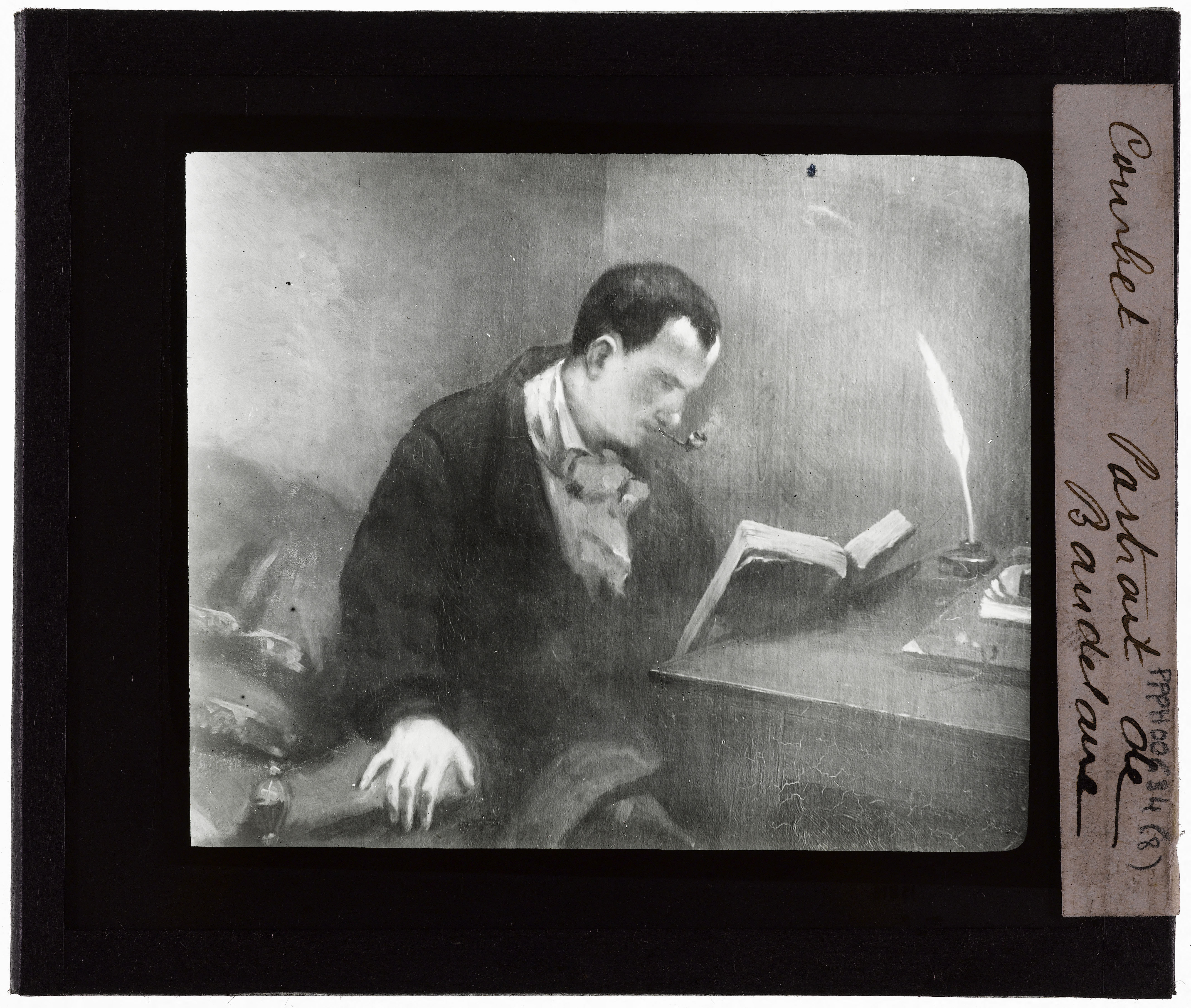 Anonyme, Courbet, portrait de Baudelaire