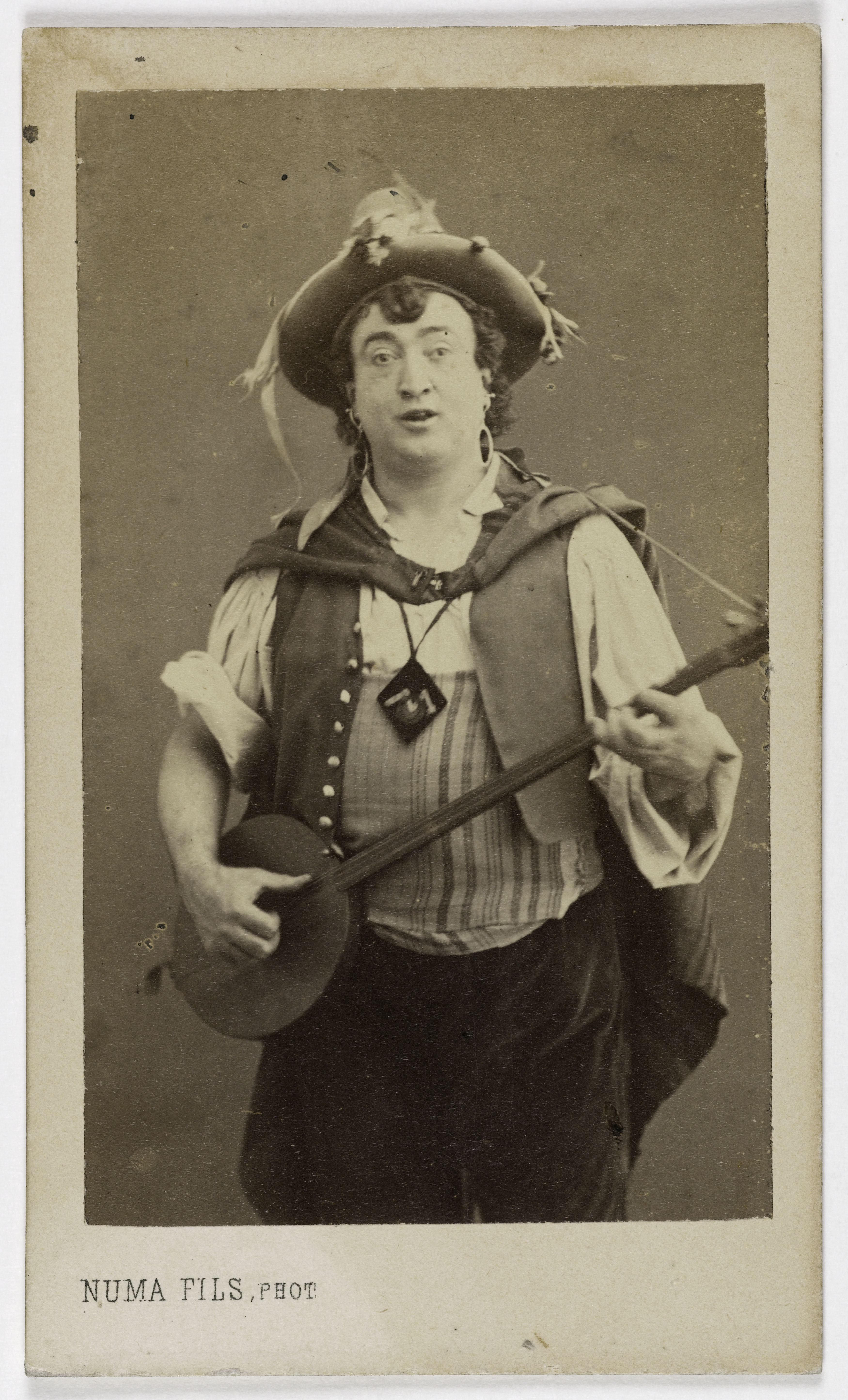 Numa Fils, Portrait de José Dupuis (1833-1900), (acteur)