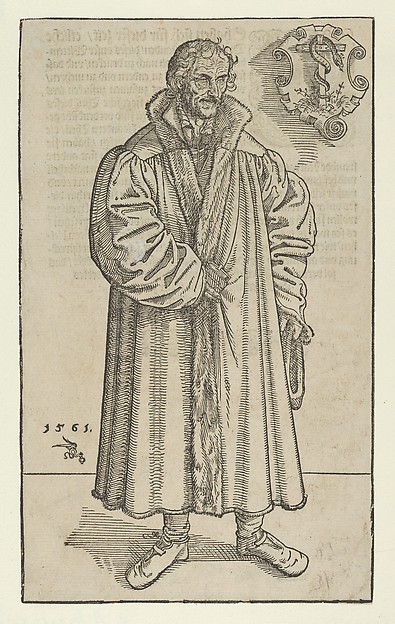 Lucas Cranach the Younger, Philip Melanchthon, Full-Length Towards the Right