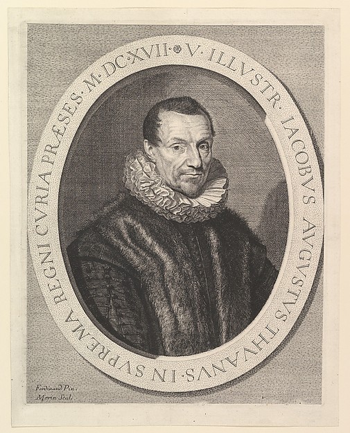 Jean Morin, Jacques-Auguste de Thou, premier president au Parlement