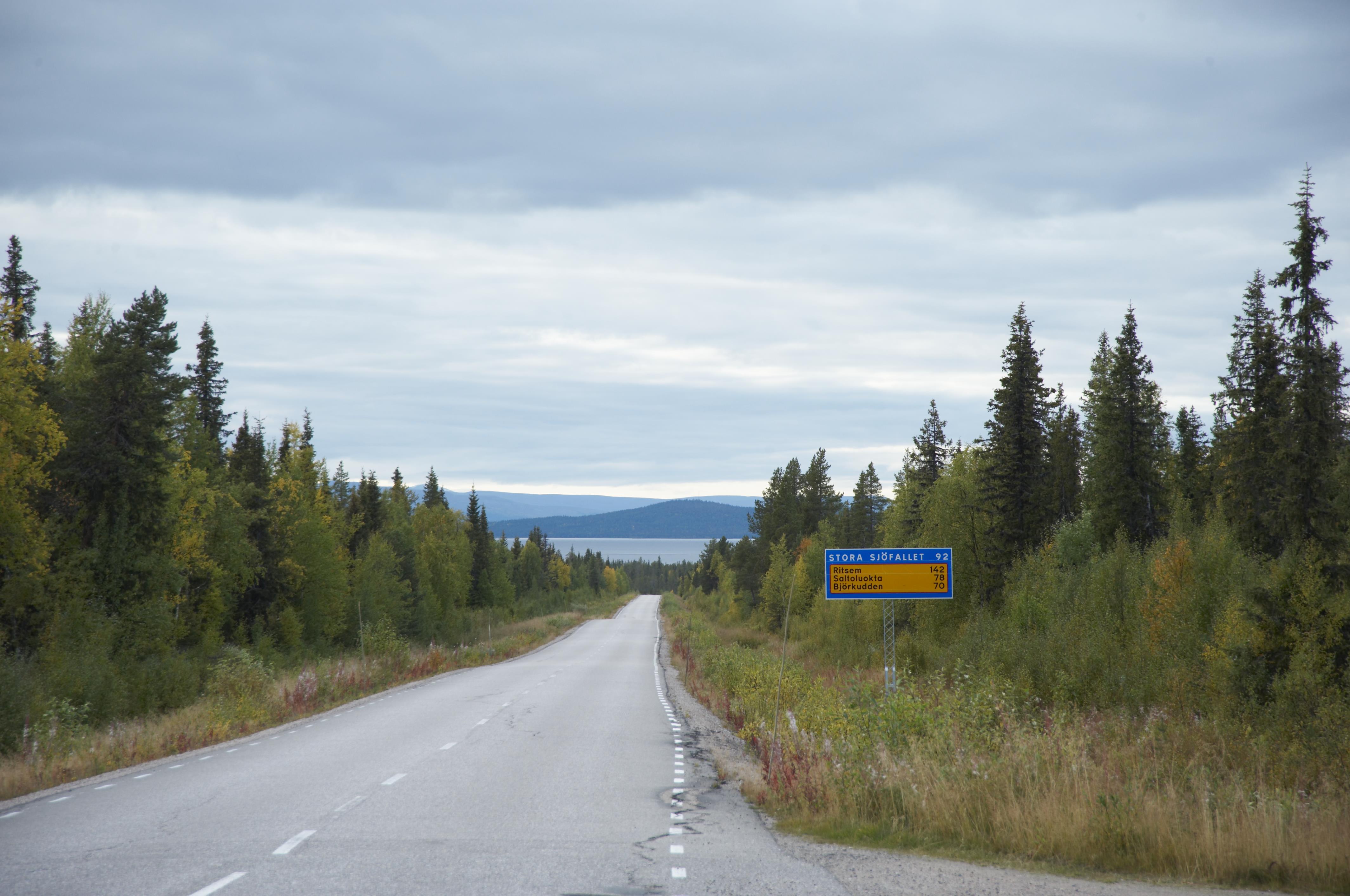 Bengt A Lundberg, Vägen från Porjus mot Stora Sjöfallet