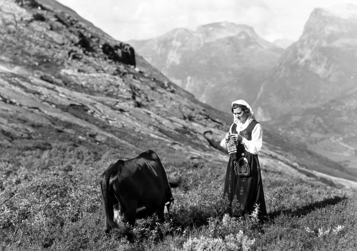 Anders Beer Wilse, Prot: Genre Blandede, Sæterjenten Geiranger
