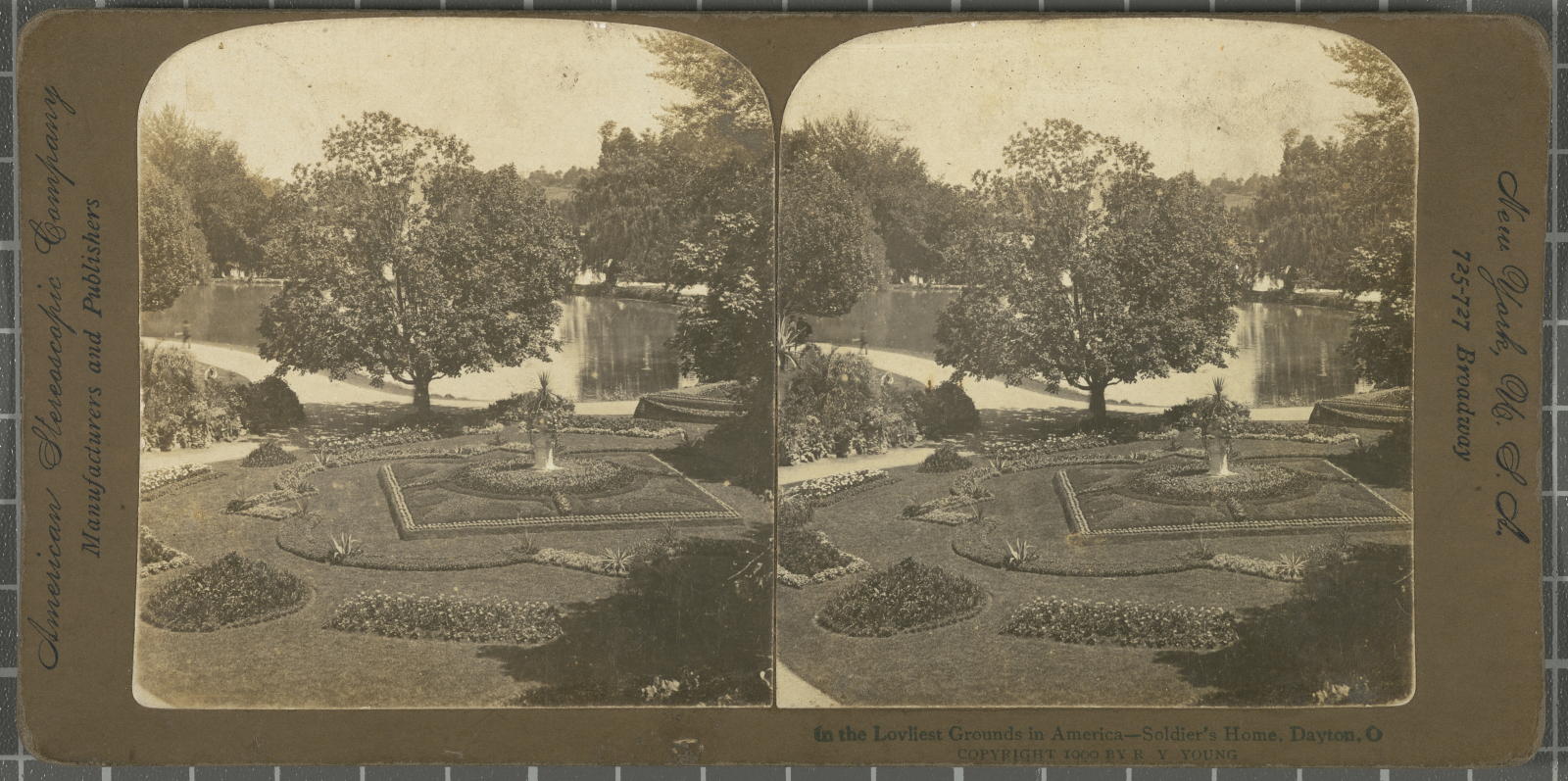 Desconegut, In the lovers in America-Soldier’s Home.Dayton Justification of the title, registered title American Stereoscopic Company