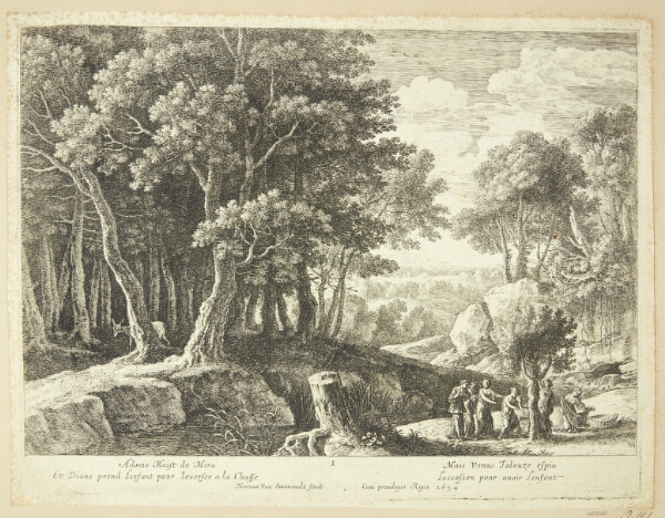 Herman van Swanevelt, Adonis' fødsel