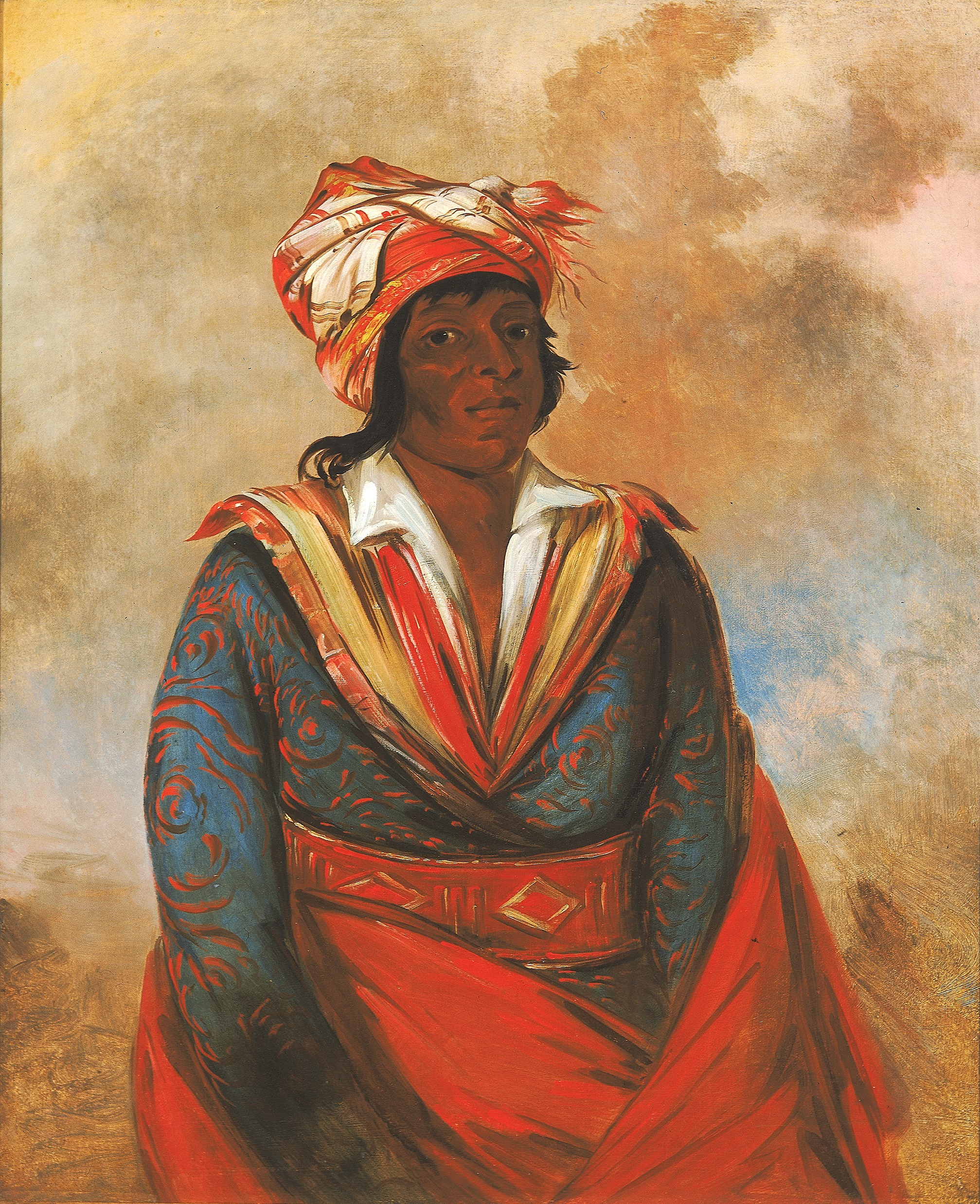 George Catlin, Kút-tee-o-túb-bee, How Did He Kill?, a Noted Brave