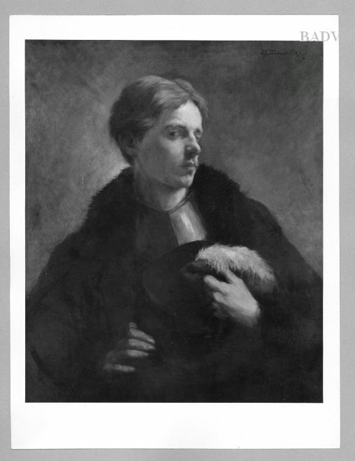 Wilhelm Trübner, Selfportrait
