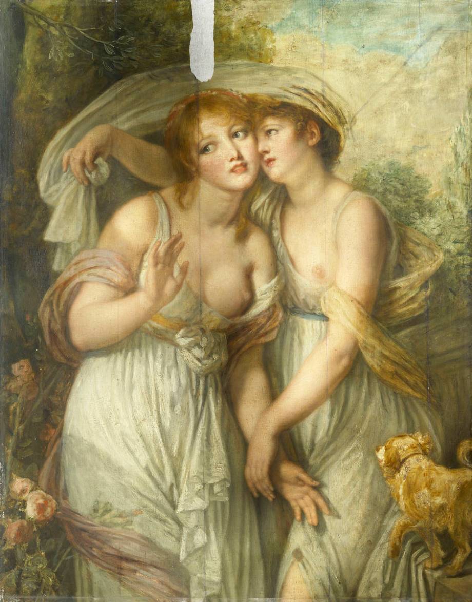 Jean-Baptiste Greuze, Les deux amies.