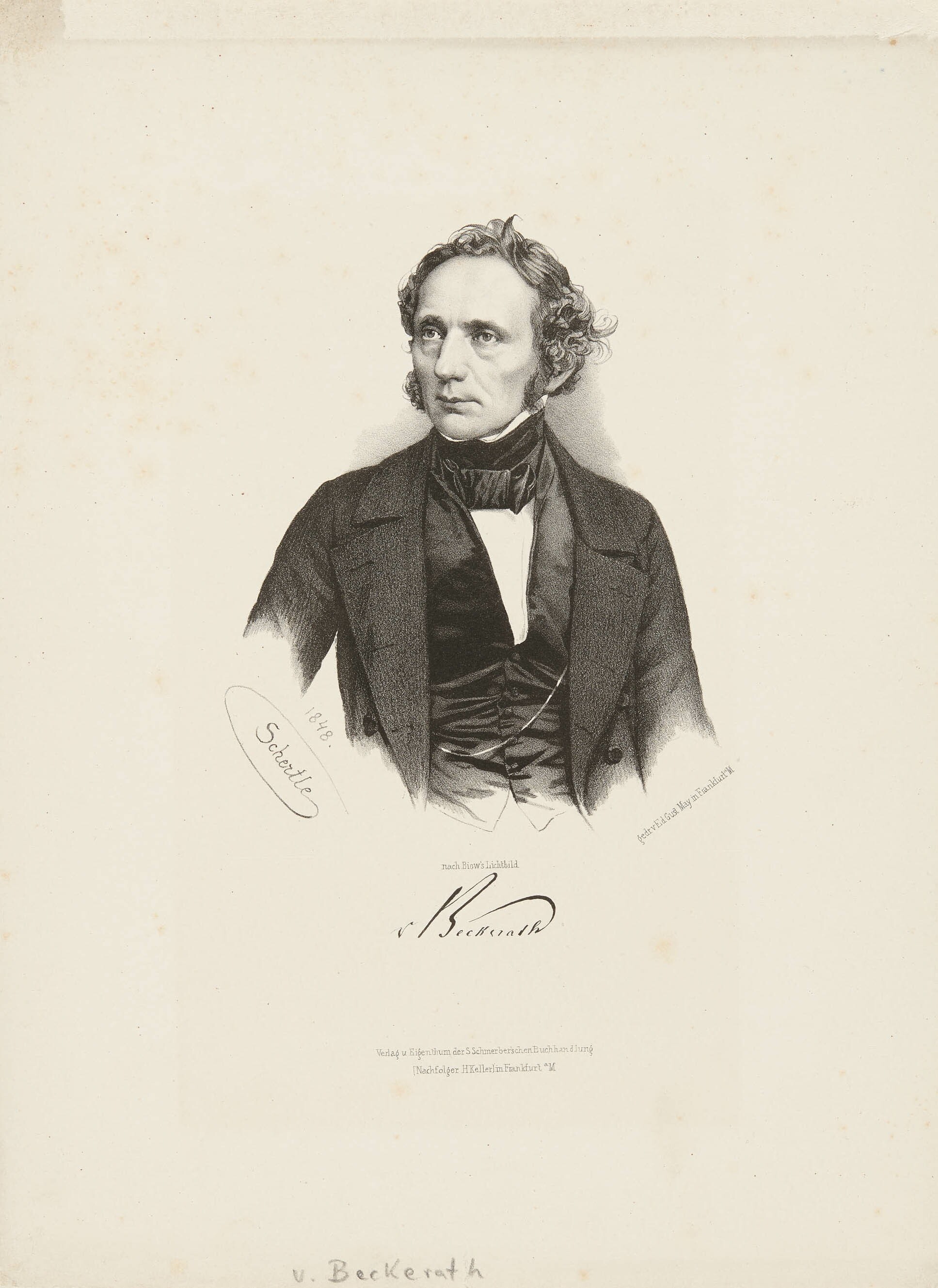 Valentin Schertle, Bildnis Hermann von Beckerath