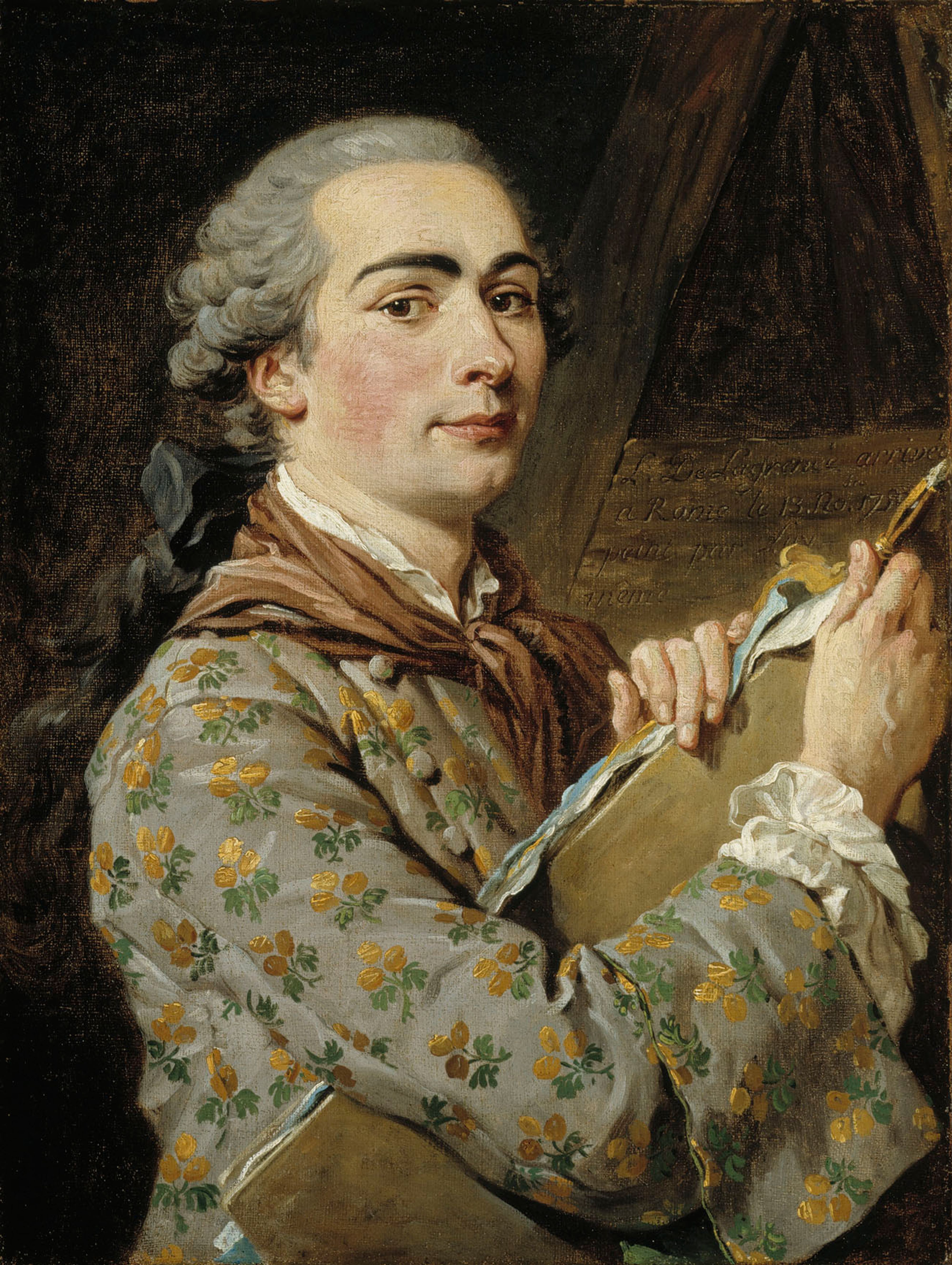 Louis-Jean-François Lagrenée, Self-Portrait