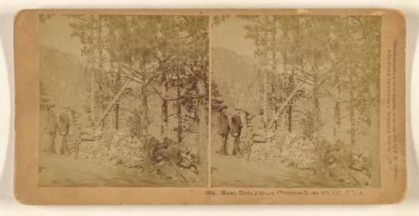 Benjamin West Kilburn, Helen Hunt's Grave, Cheyenne Mountain, Col., U.S.A.