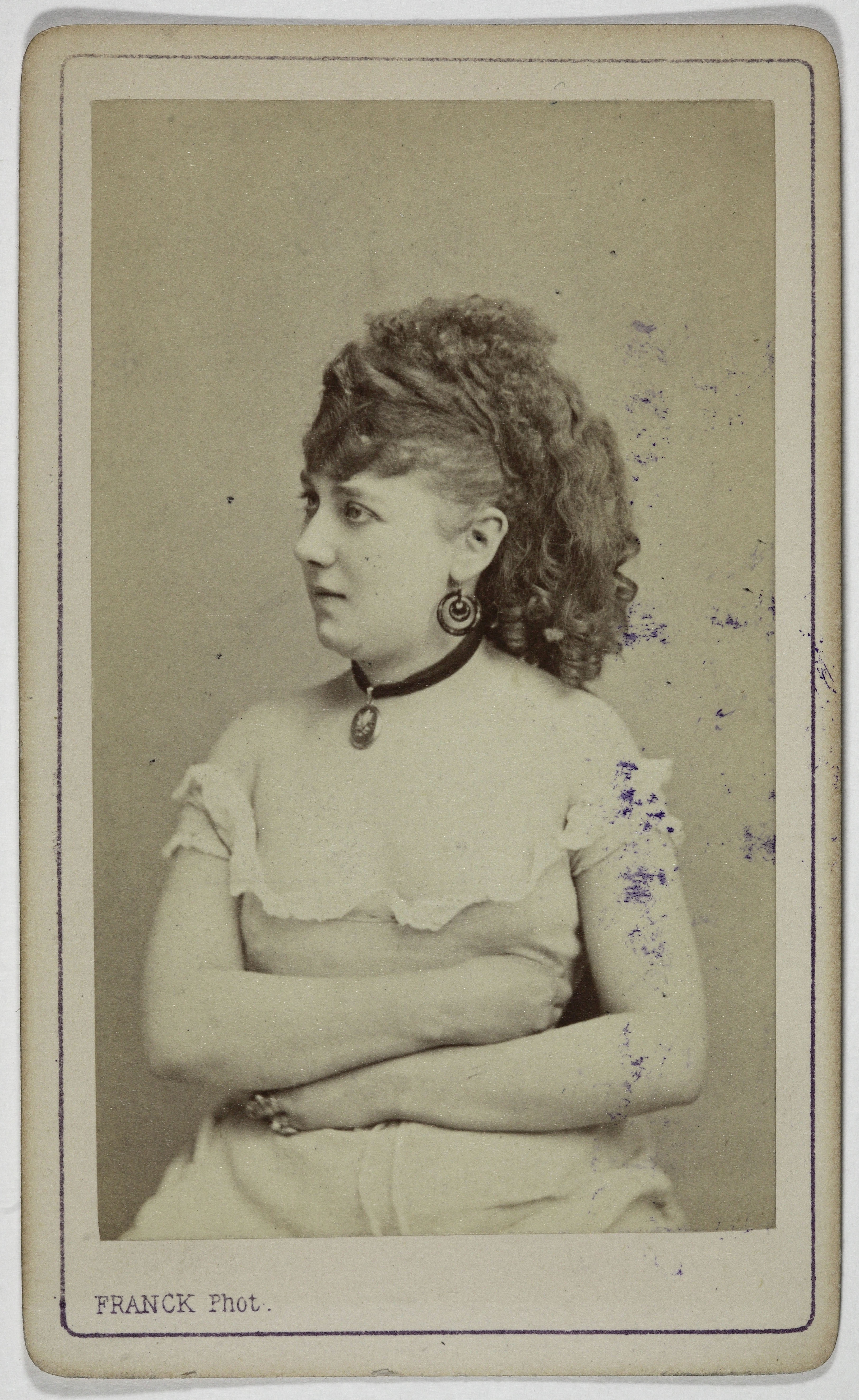 Franck, Portrait d'Anita, (actrice)