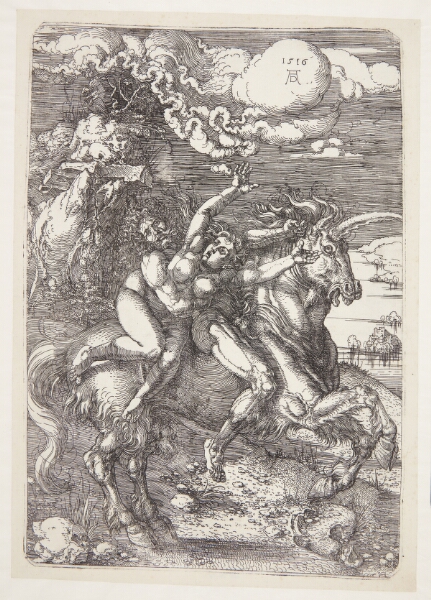 Albrecht Dürer, Bortførelsen på en enhjørning