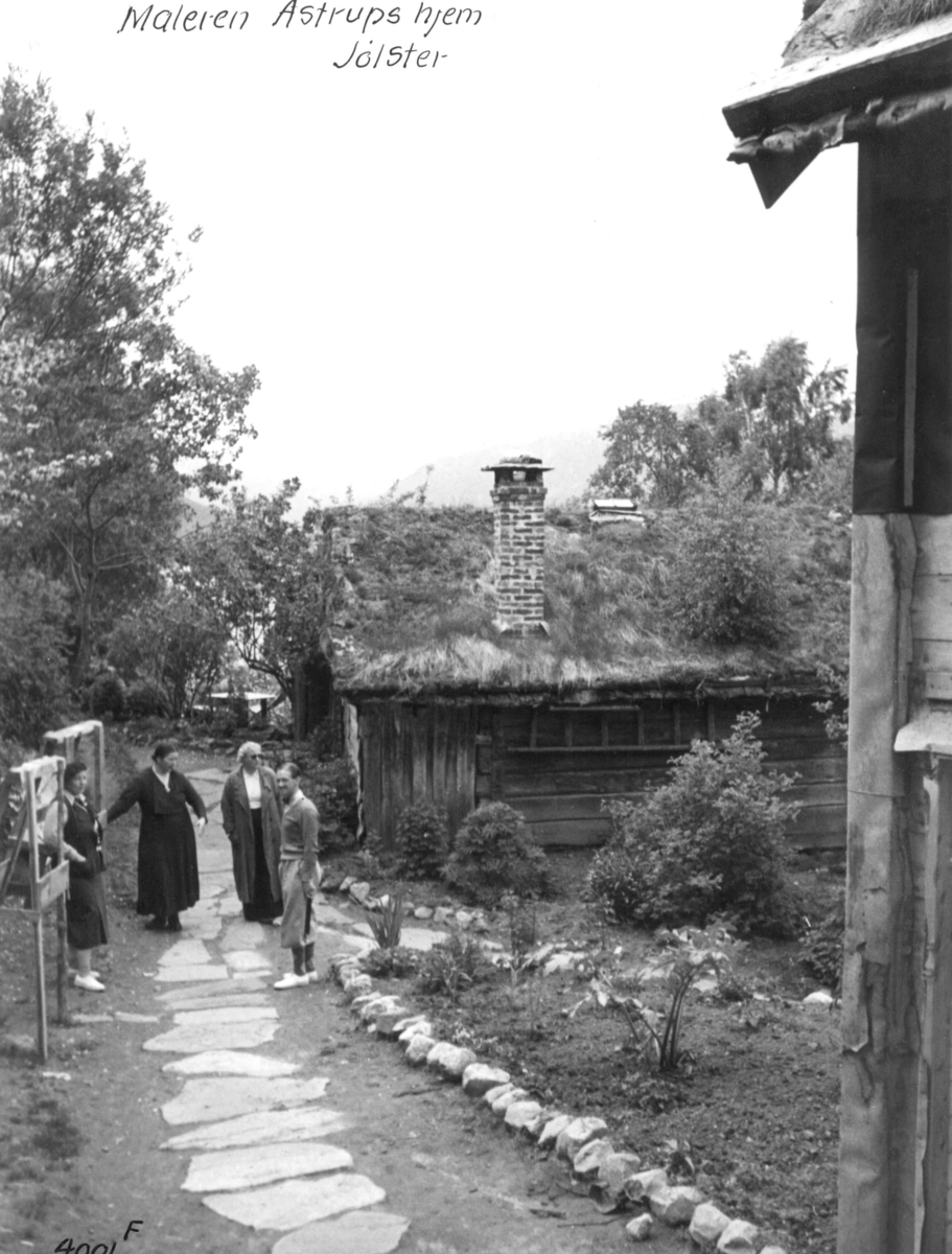 Anders Beer Wilse, Maleren Nikolai Astrups hjem