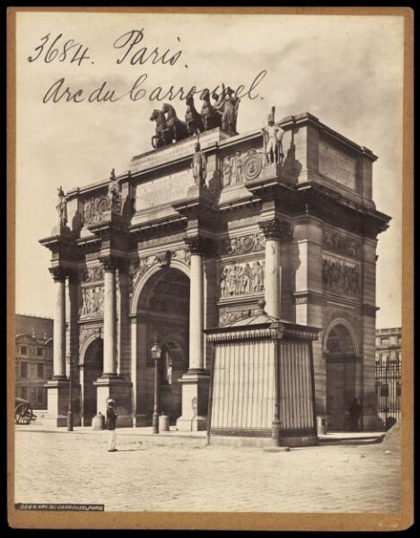 Francis Frith, Paris.  Arc du Carrousel