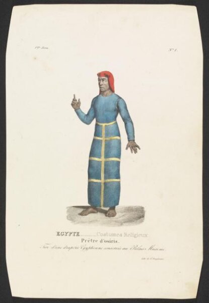 Godefroy Engelmann, Ancient Egyptian costume
