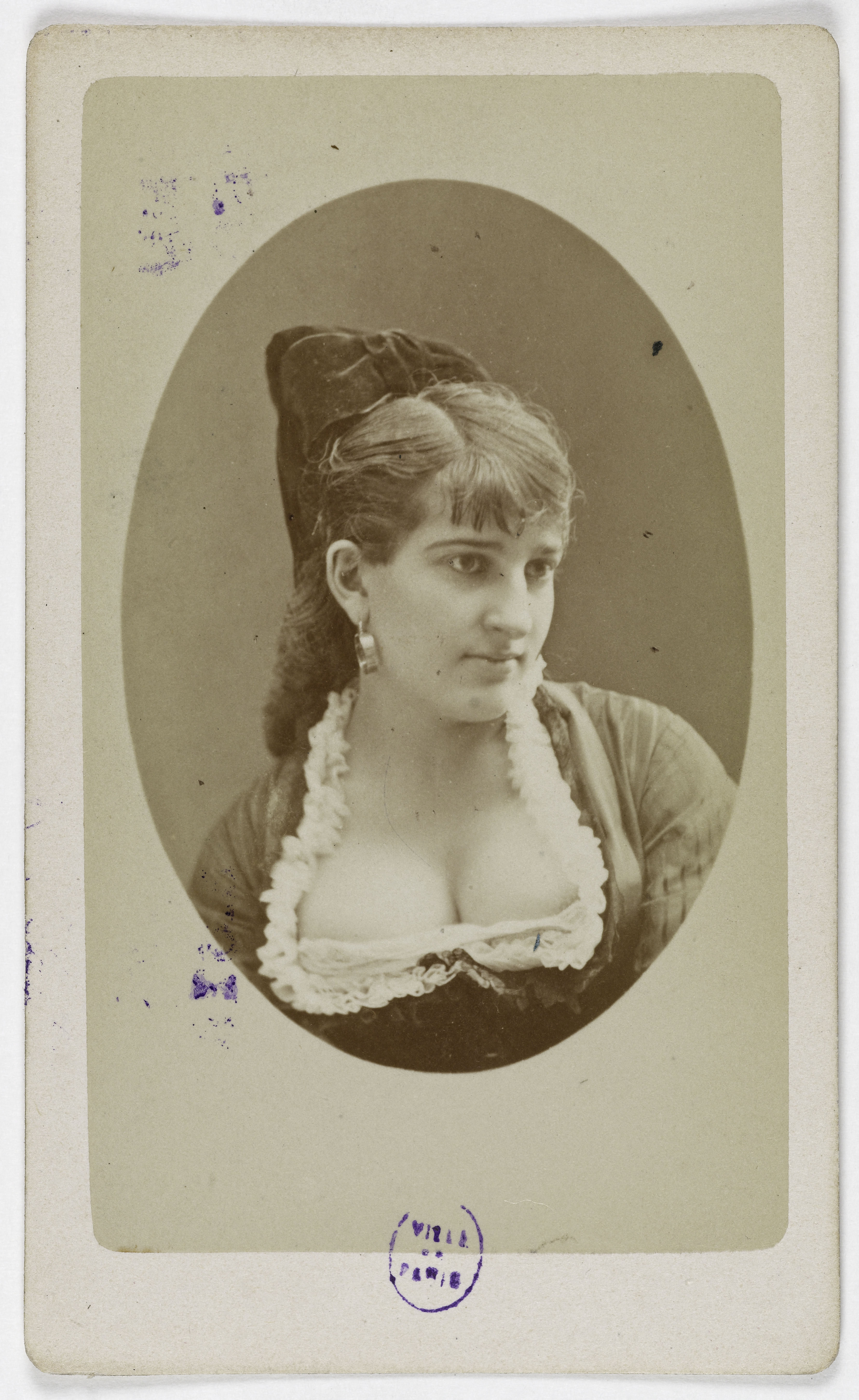 Anonyme, Portrait de Marthe Dupuis (actrice à la salle Taitbout)