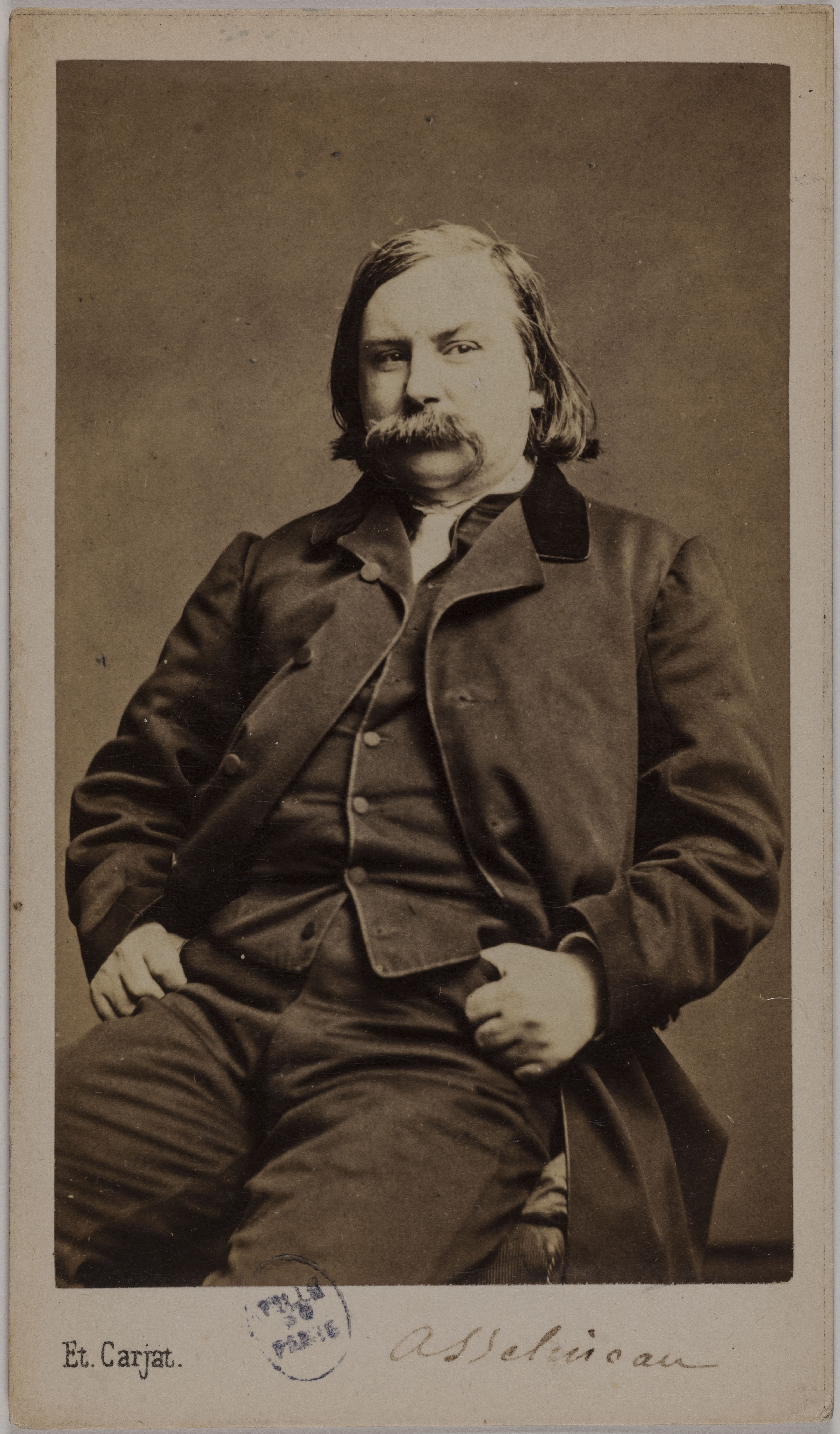 Etienne Carjat, Portrait de Charles Asselineau (1820-1874), littérateur et critique