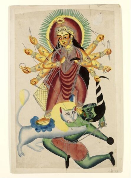 Unknown, Durga and Mahishasura
