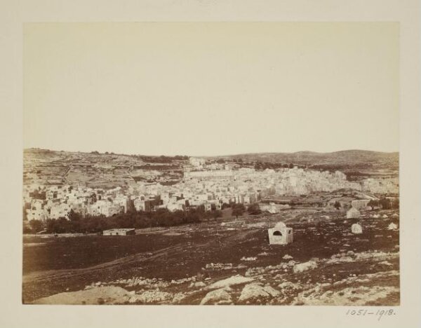 unknown, Palestine, Hebron, general view from Quarantine Hill
