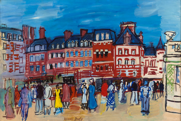 Raoul Dufy, Maisons à Trouville